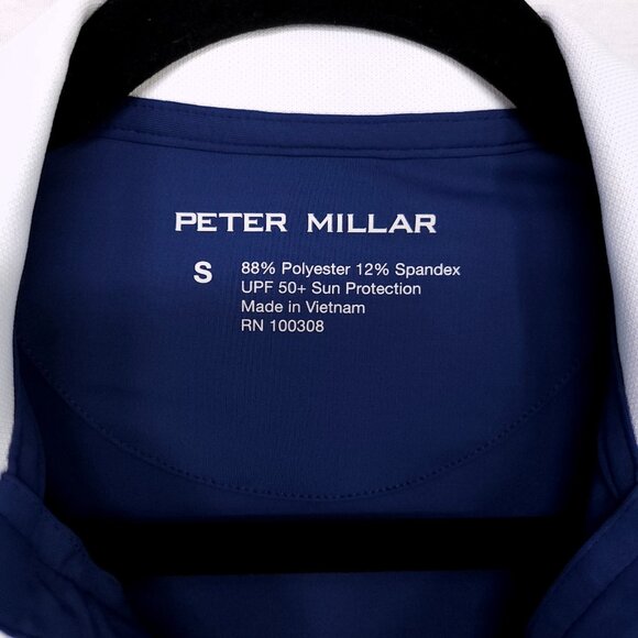 Peter Millar Polo Shirt  Women’s Small Betty Drop V-Neck Golf Contrast Trim - Picture 6 of 11